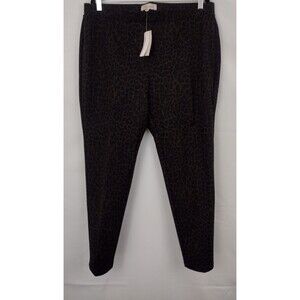 NWT Philosophy Leggings Pants Women's Size 2x Business Office Cheetah Print Goth